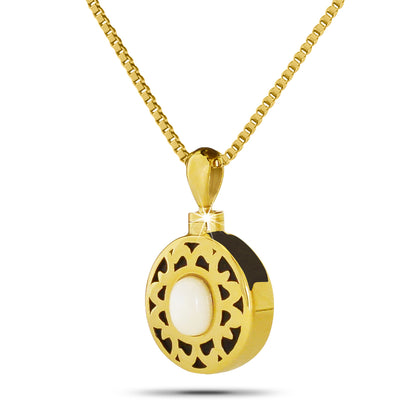 White Stone Necklace